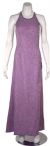 Main image of Lilac Formal Evening Dress with Criss Cross Back